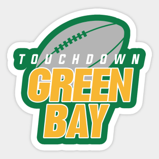 Green Bay Football Team Sticker